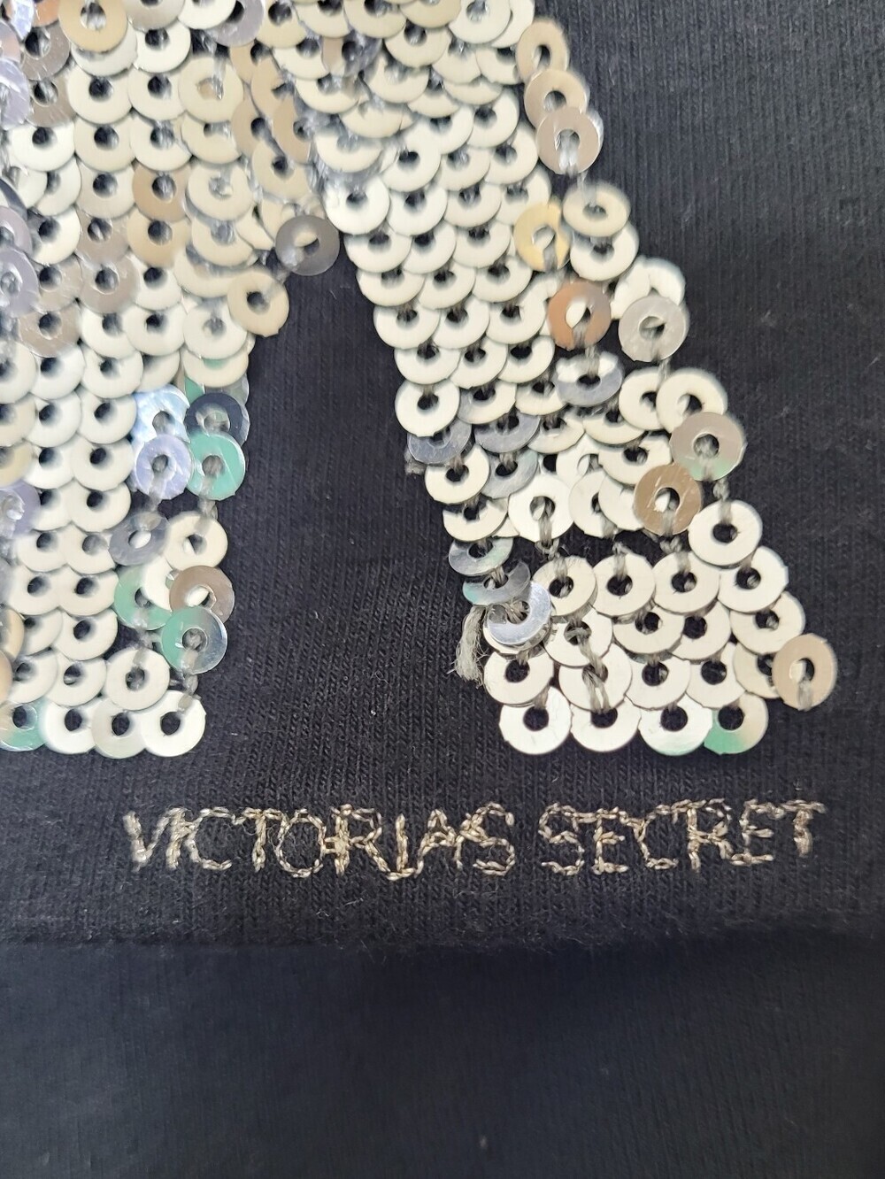 Victorias Secret PINK Fold-over Sequin Capri Leggings XS - Picture 7 of 11